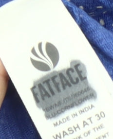 Womens UK Size 8 FatFace Blue Tunic Blouse