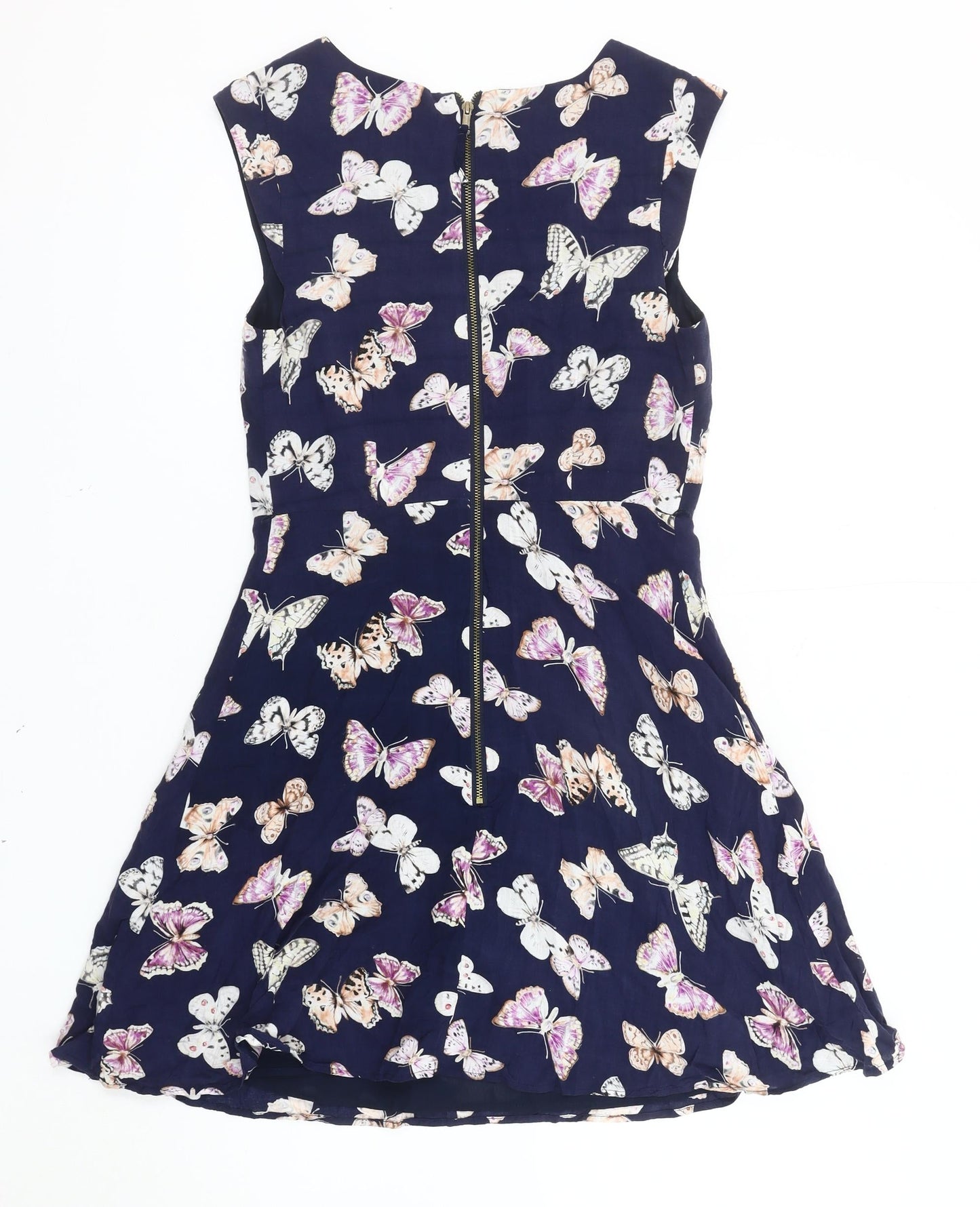 Oasis Women's Multicoloured Sleeveless Dress Size 8