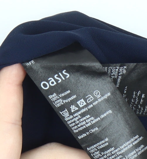 Oasis Women's Multicoloured Sleeveless Dress Size 8