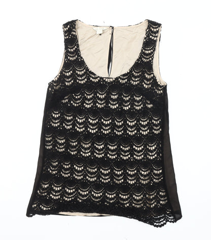 Womens UK Size 10 Monsoon Black  Blouse
