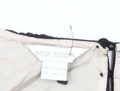 Womens UK Size 10 Monsoon Black  Blouse