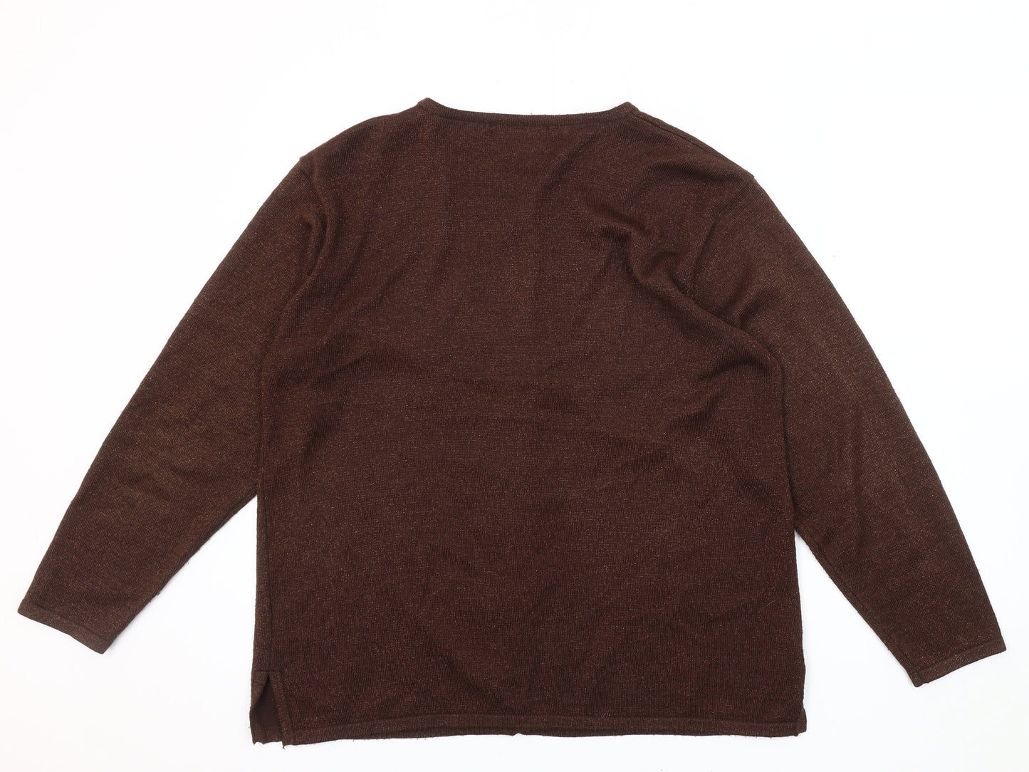 Womens UK Size M Casamia Exclusive Brown Cardigan Jumper