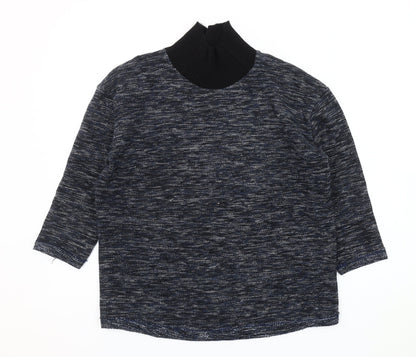 Womens UK Size S Zara Blue Pullover Jumper