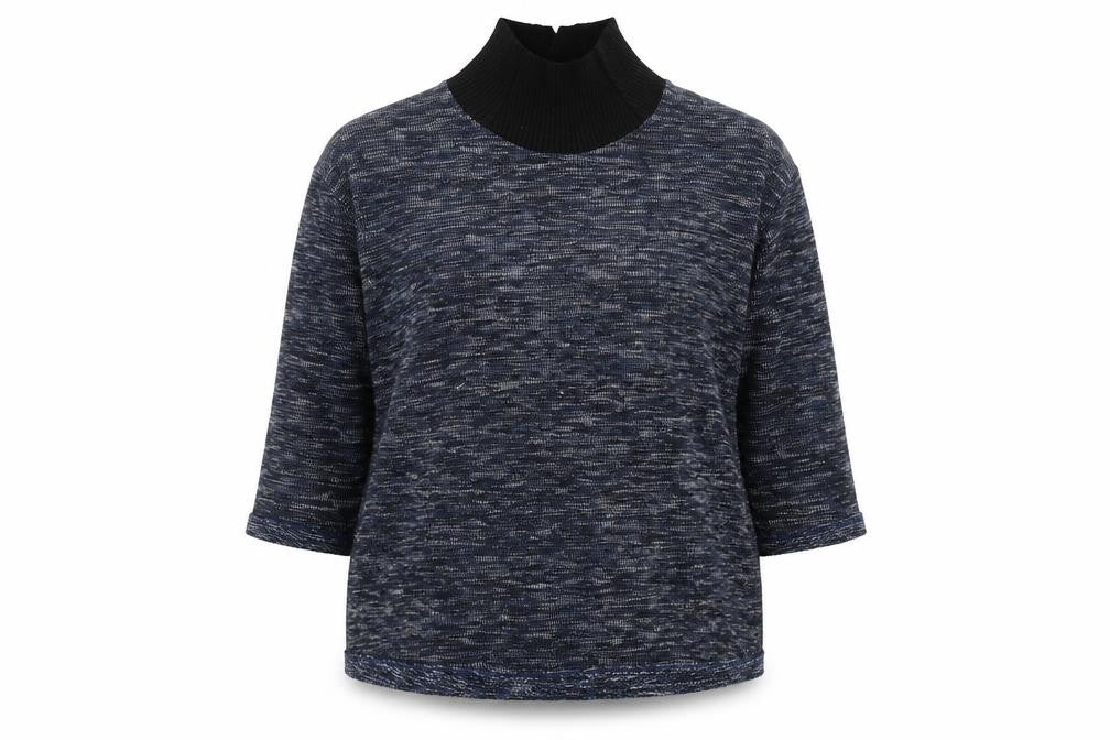 Womens UK Size S Zara Blue Pullover Jumper