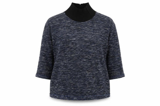 Womens UK Size S Zara Blue Pullover Jumper