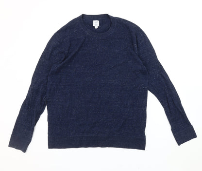 GAP Men's Blue Wool Pullover Jumper Medium