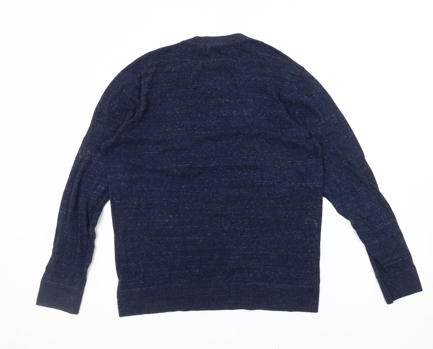 GAP Men's Blue Wool Pullover Jumper Medium