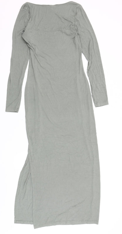 Urban Outfitters Women's Grey Midi Sheath Dress M