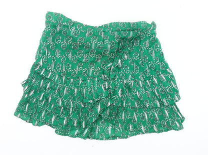 Feels by Brownie Women's Green Peasant Skirt S
