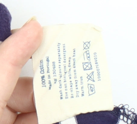 Jack Wills Men's Blue Striped T-Shirt, Size S