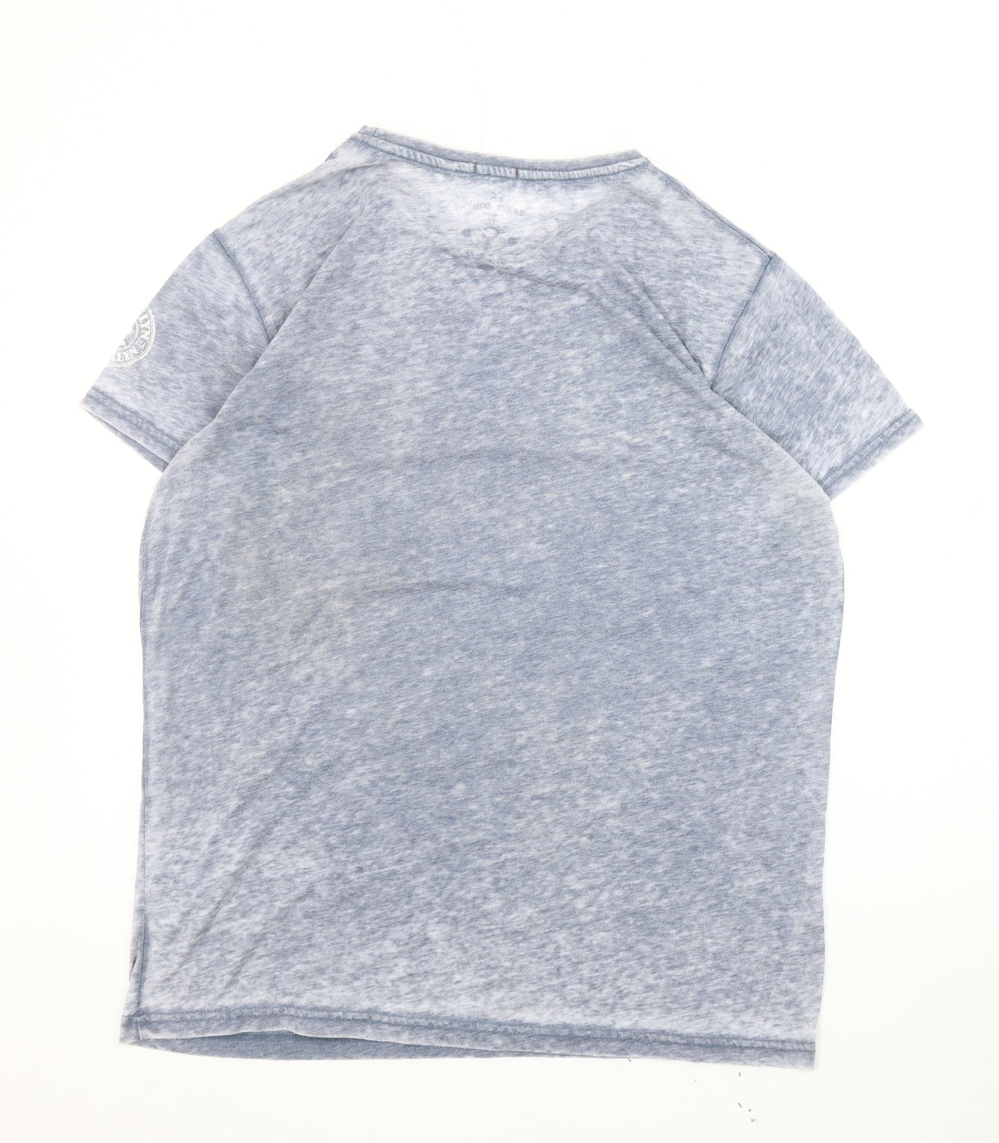 Mens UK Size L Brave Soul Blue  T-Shirt