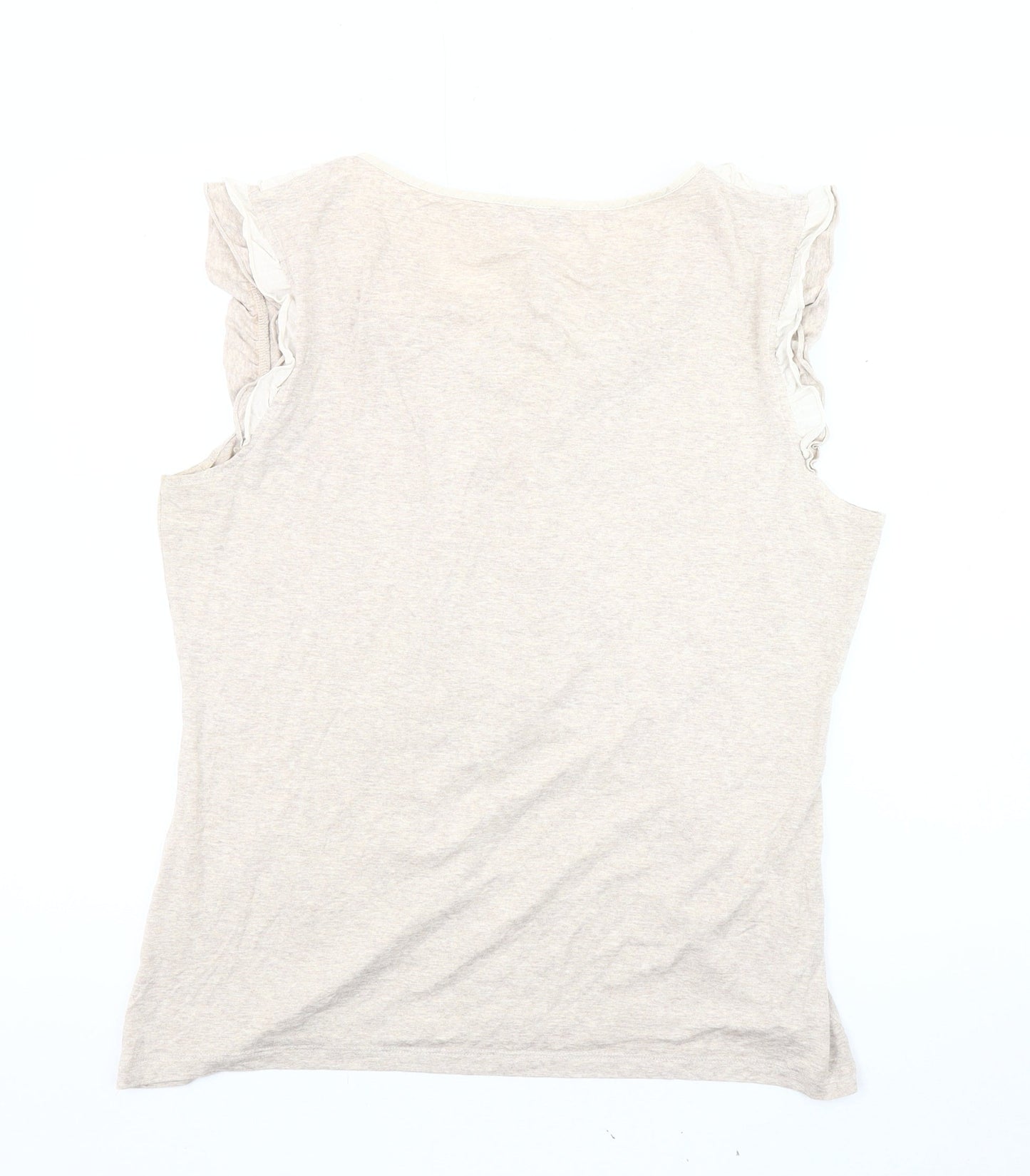 Womens UK Size 16 Marks and Spencer Beige  Blouse