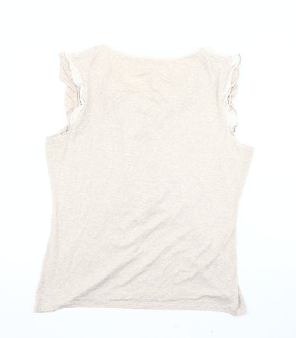 Womens UK Size 16 Marks and Spencer Beige  Blouse