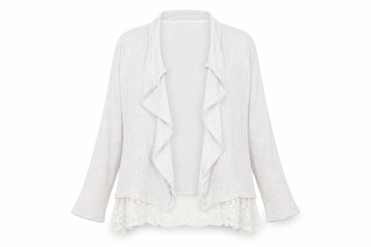 Womens UK Size 14 RJR John Rocha White Cardigan Jumper