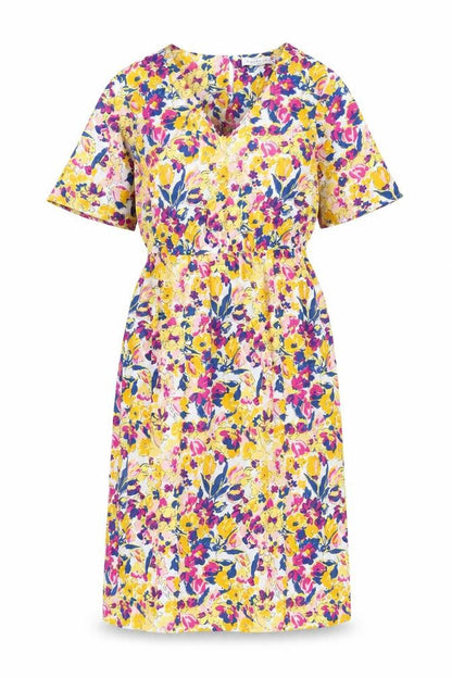 John Lewis Women's Multicoloured Floral Dress Size 8