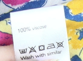 John Lewis Women's Multicoloured Floral Dress Size 8