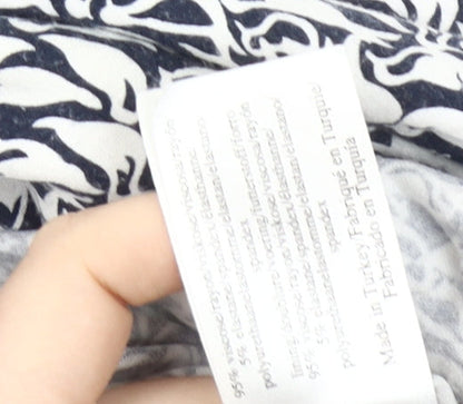 Laura Ashley Women's Blue Floral A-Line Dress, Size 12