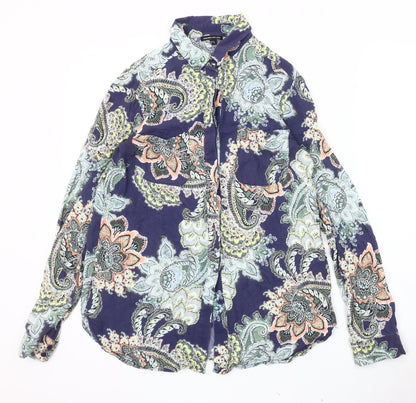 Womens UK Size 8 Warehouse Multicoloured  Blouse