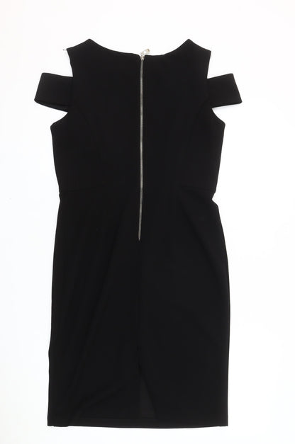 R&M Richards Women's Black Sheath Dress Size 6
