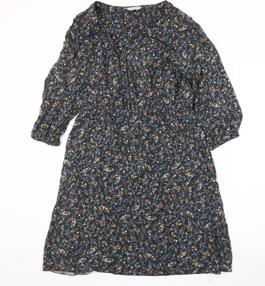 Marks and Spencer Women's Multicoloured 3/4 Sleeve Dress