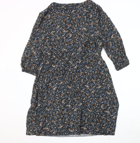 Marks and Spencer Women's Multicoloured 3/4 Sleeve Dress