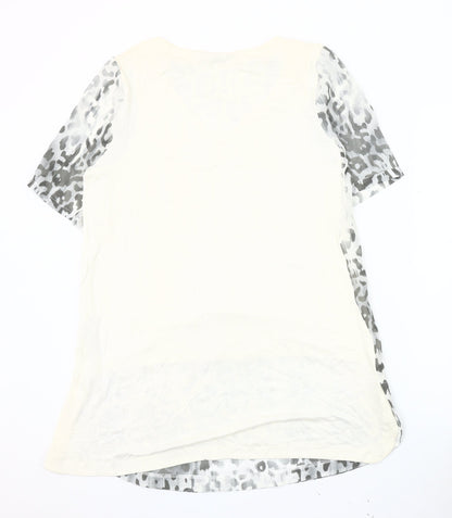 Marks and Spencer Women's Grey Animal Print Dress, Size 12
