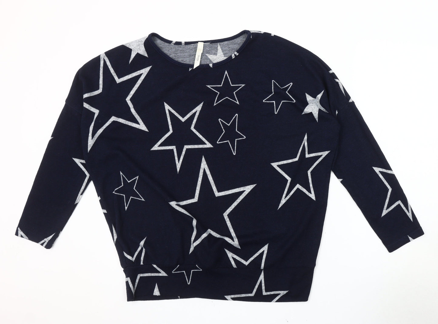 Womens UK Size 12 Stella Navy Pullover Jumper