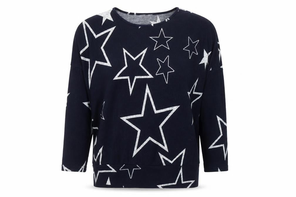 Womens UK Size 12 Stella Navy Pullover Jumper