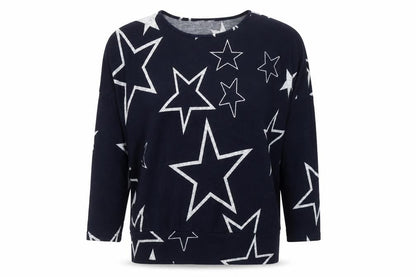 Womens UK Size 12 Stella Navy Pullover Jumper