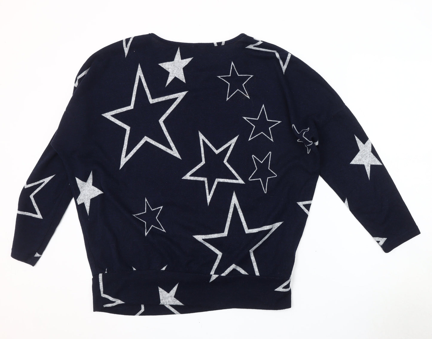 Womens UK Size 12 Stella Navy Pullover Jumper