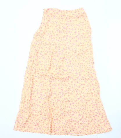Pull&Bear Women’s Multicoloured Floral Midi Skirt