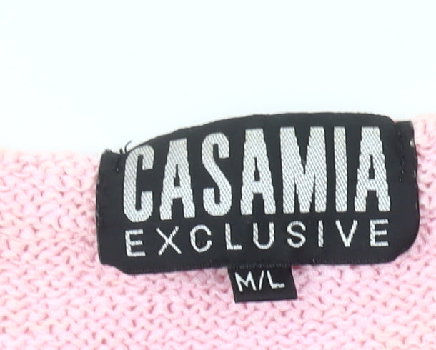 Womens UK Size M Casamia Pink Pullover Jumper