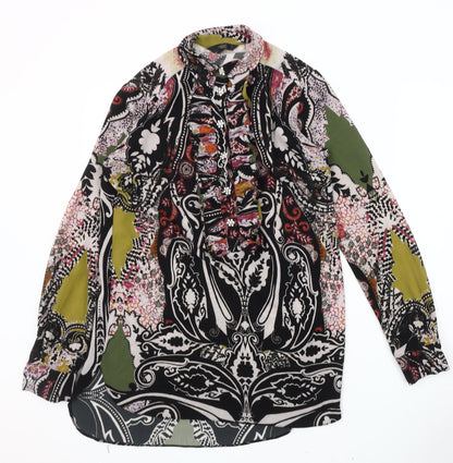 Womens UK Size 6 NEXT Multicoloured Tunic Blouse