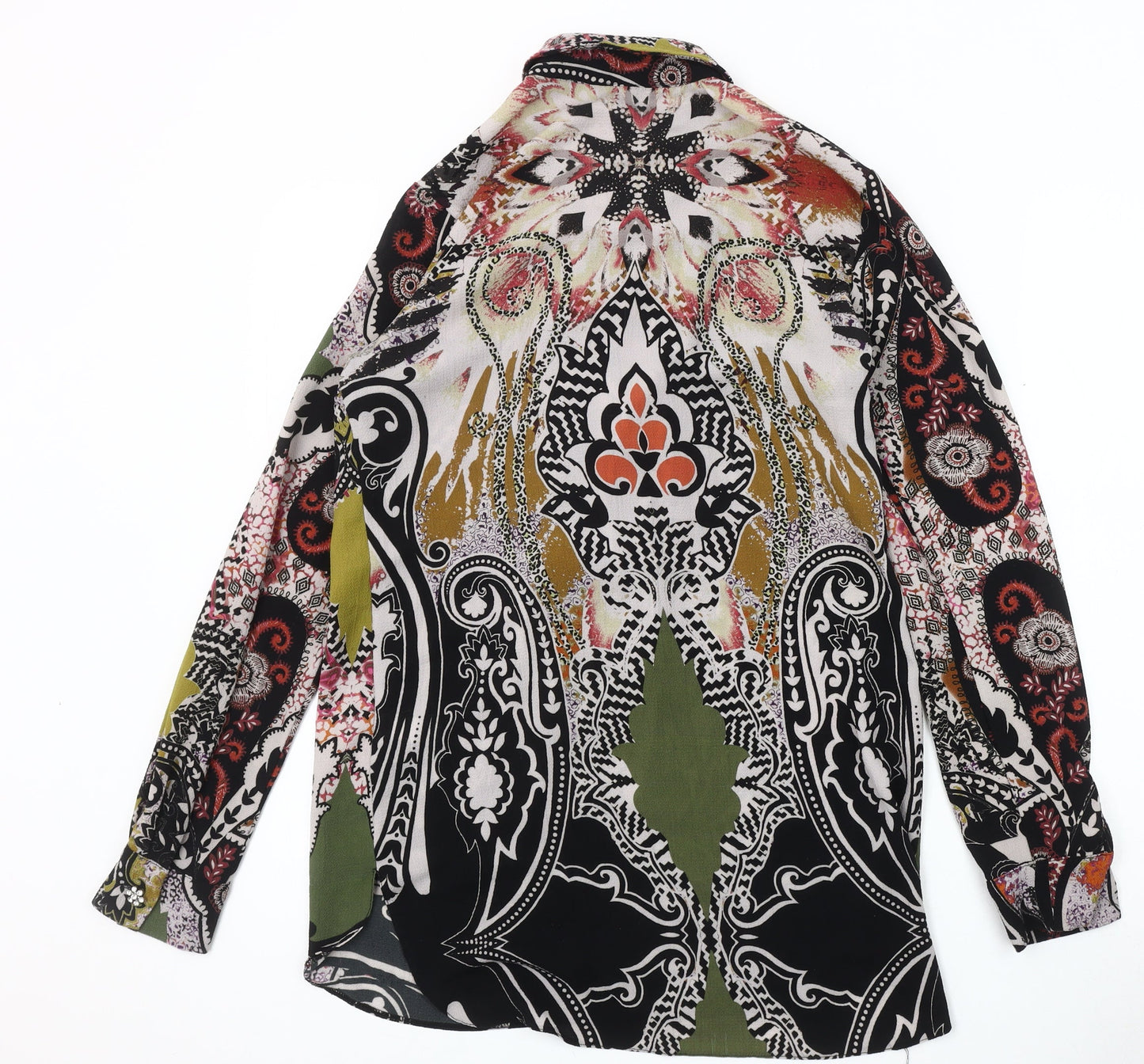 Womens UK Size 6 NEXT Multicoloured Tunic Blouse