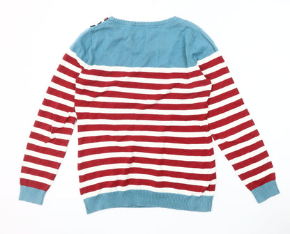 Womens UK Size S Ness Multicoloured Pullover Jumper