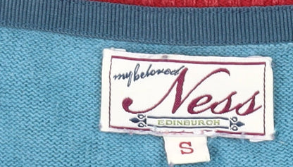 Womens UK Size S Ness Multicoloured Pullover Jumper