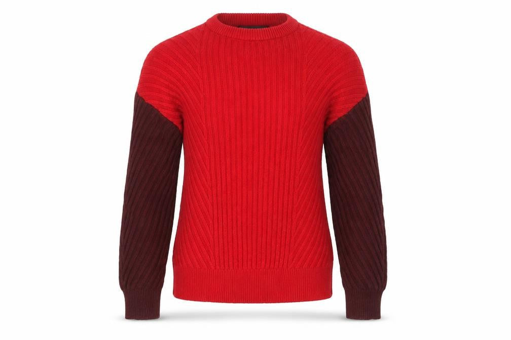 Womens UK Size S Marks and Spencer Red Pullover Jumper