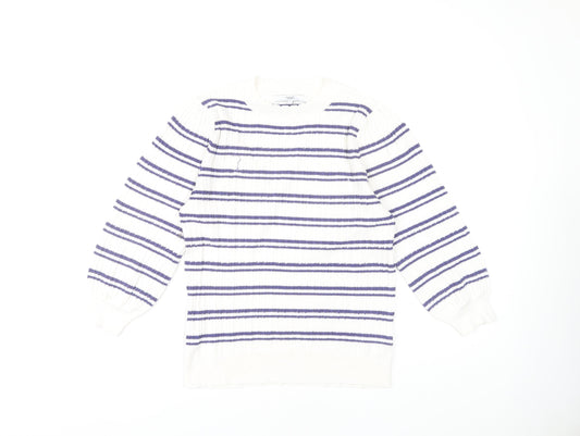 Womens UK Size 12 NEXT White Pullover Jumper