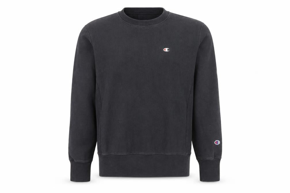 Mens UK Size M Champion Black Pullover Sweatshirt