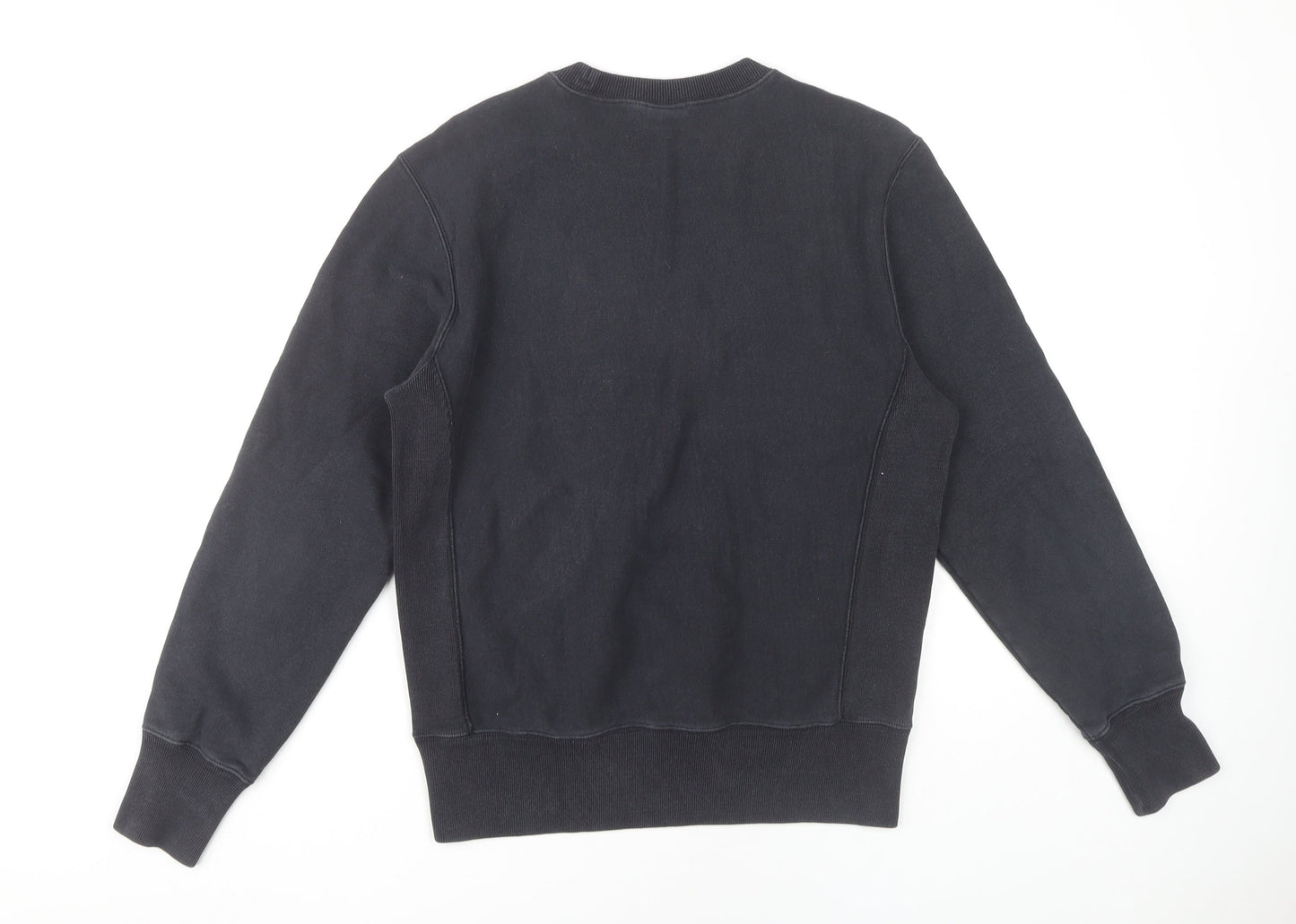 Mens UK Size M Champion Black Pullover Sweatshirt