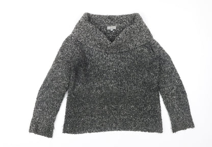 Womens UK Size M Marks and Spencer Grey Pullover Jumper