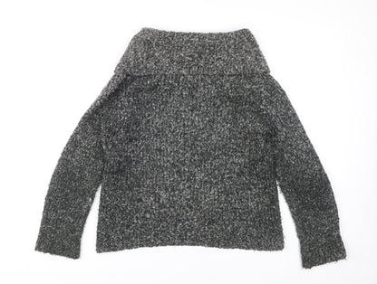 Womens UK Size M Marks and Spencer Grey Pullover Jumper