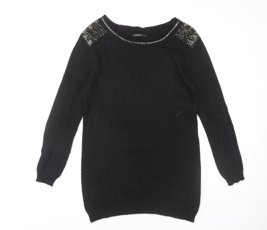 Womens UK Size 14 Marks and Spencer Black Pullover Jumper