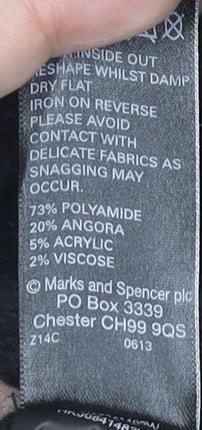 Womens UK Size 14 Marks and Spencer Black Pullover Jumper