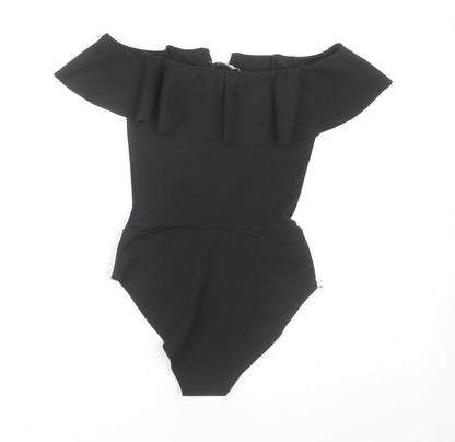 New Look Women's Black Off Shoulder Bodysuit Size 6