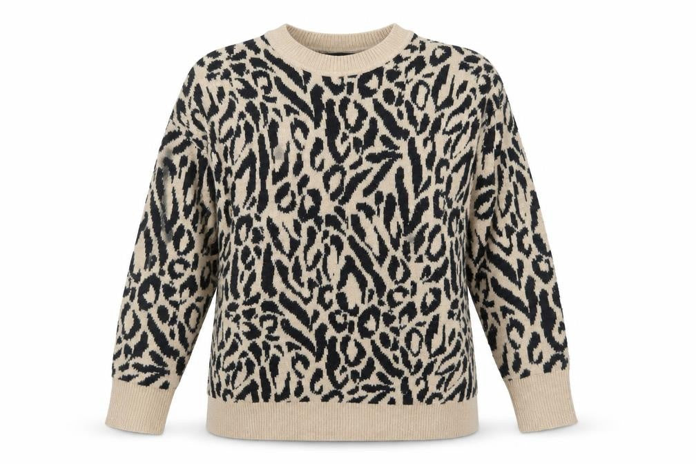 Womens UK Size S New Look Beige Pullover Jumper