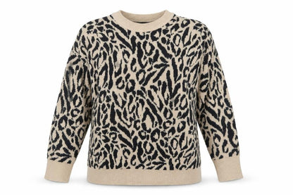 Womens UK Size S New Look Beige Pullover Jumper