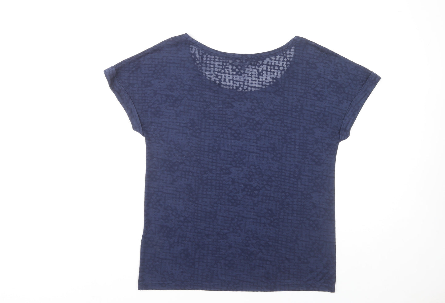 Womens UK Size 10 Marks and Spencer Blue  T-Shirt