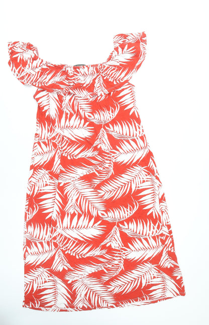Bonmarché Women's Red Off Shoulder Dress, Size 18
