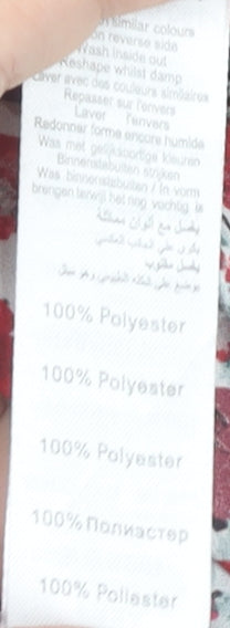 New Look Women's Floral Sleeveless Blouse, Size 24, Summer